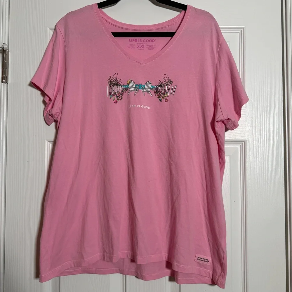 7 SHIRT BUNDLE LIFE IS GOOD Tshirts Tops - Picture 7 of 8